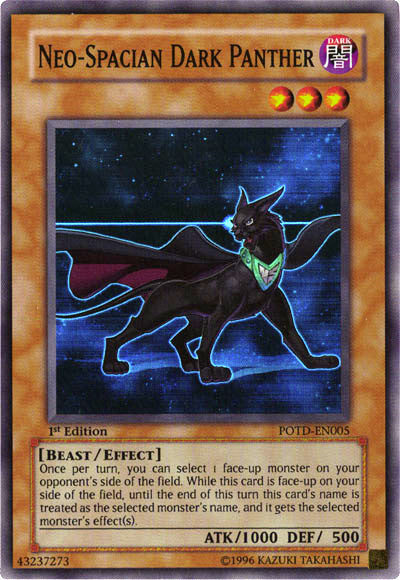 Neo-Spacian Dark Panther [POTD-EN005] Super Rare | Dragon's Lair Comics and Fantasy Houston TX