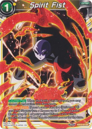 Spirit Fist (EX12-07) [Universe 11 Unison] | Dragon's Lair Comics and Fantasy Houston TX