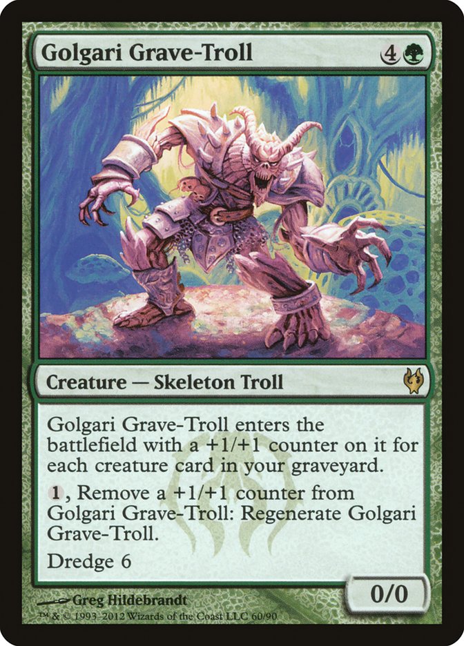 Golgari Grave-Troll [Duel Decks: Izzet vs. Golgari] | Dragon's Lair Comics and Fantasy Houston TX