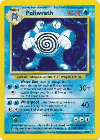 Poliwrath (13/102) [Base Set Unlimited] | Dragon's Lair Comics and Fantasy Houston TX