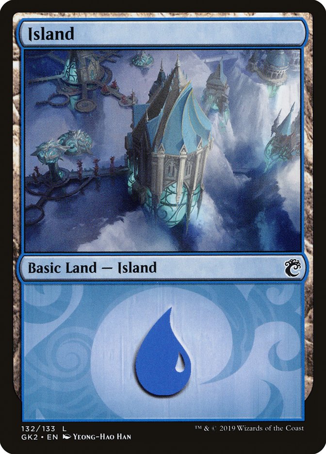 Island (132) [Ravnica Allegiance Guild Kit] | Dragon's Lair Comics and Fantasy Houston TX