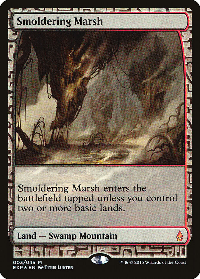 Smoldering Marsh [Zendikar Expeditions] | Dragon's Lair Comics and Fantasy Houston TX