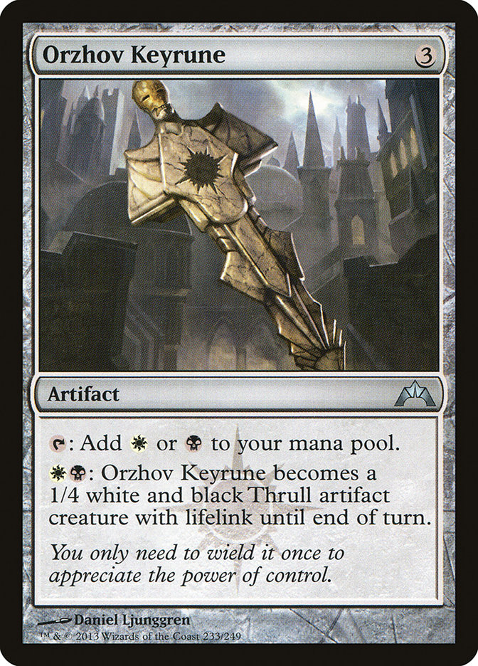 Orzhov Keyrune [Gatecrash] | Dragon's Lair Comics and Fantasy Houston TX