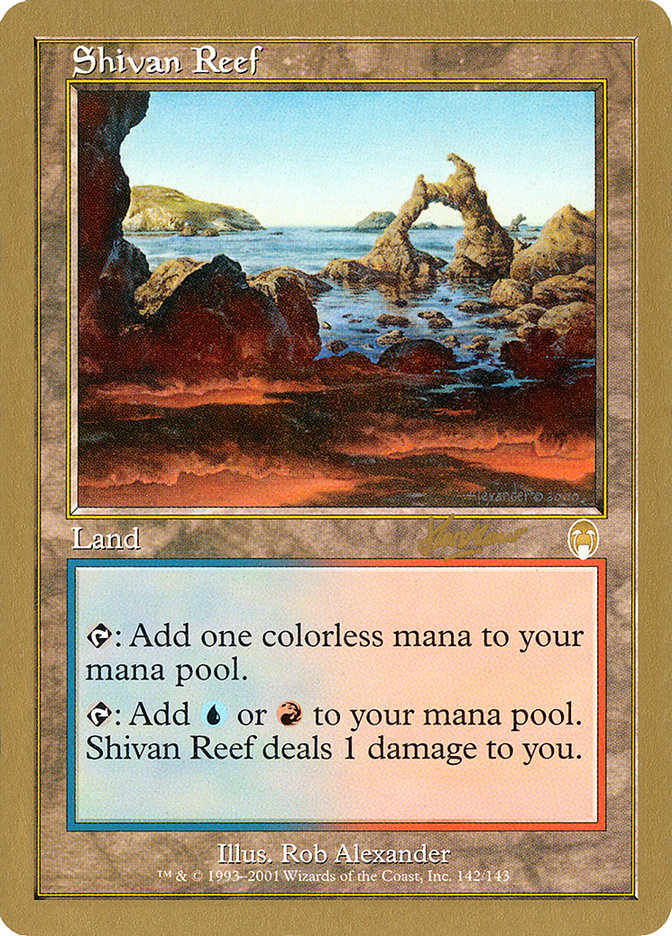 Shivan Reef (Sim Han How) [World Championship Decks 2002] | Dragon's Lair Comics and Fantasy Houston TX