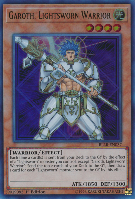 Garoth, Lightsworn Warrior [BLLR-EN037] Ultra Rare | Dragon's Lair Comics and Fantasy Houston TX