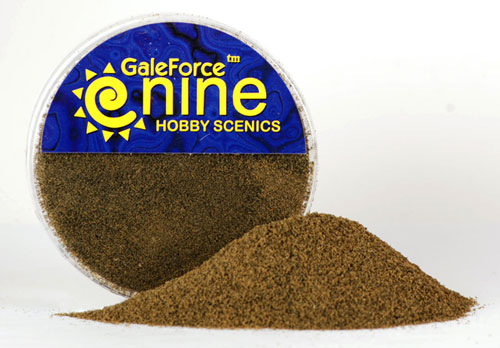 Gale Force 9 Miniatures Tools: Hobby Round Dirt Flock Foundation | Dragon's Lair Comics and Fantasy Houston TX