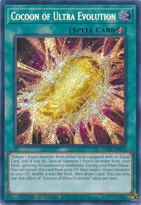 Cocoon of Ultra Evolution [LDS1-EN073] Secret Rare | Dragon's Lair Comics and Fantasy Houston TX