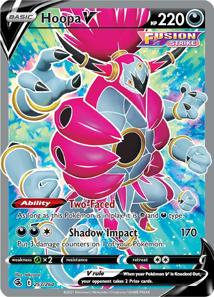 Hoopa V (253/264) [Sword & Shield: Fusion Strike] | Dragon's Lair Comics and Fantasy Houston TX