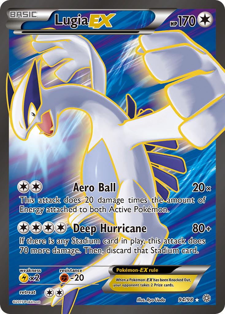 Lugia EX (94/98) [XY: Ancient Origins] | Dragon's Lair Comics and Fantasy Houston TX