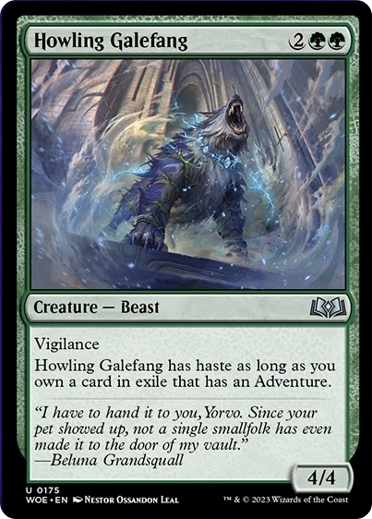 Howling Galefang [Wilds of Eldraine] | Dragon's Lair Comics and Fantasy Houston TX