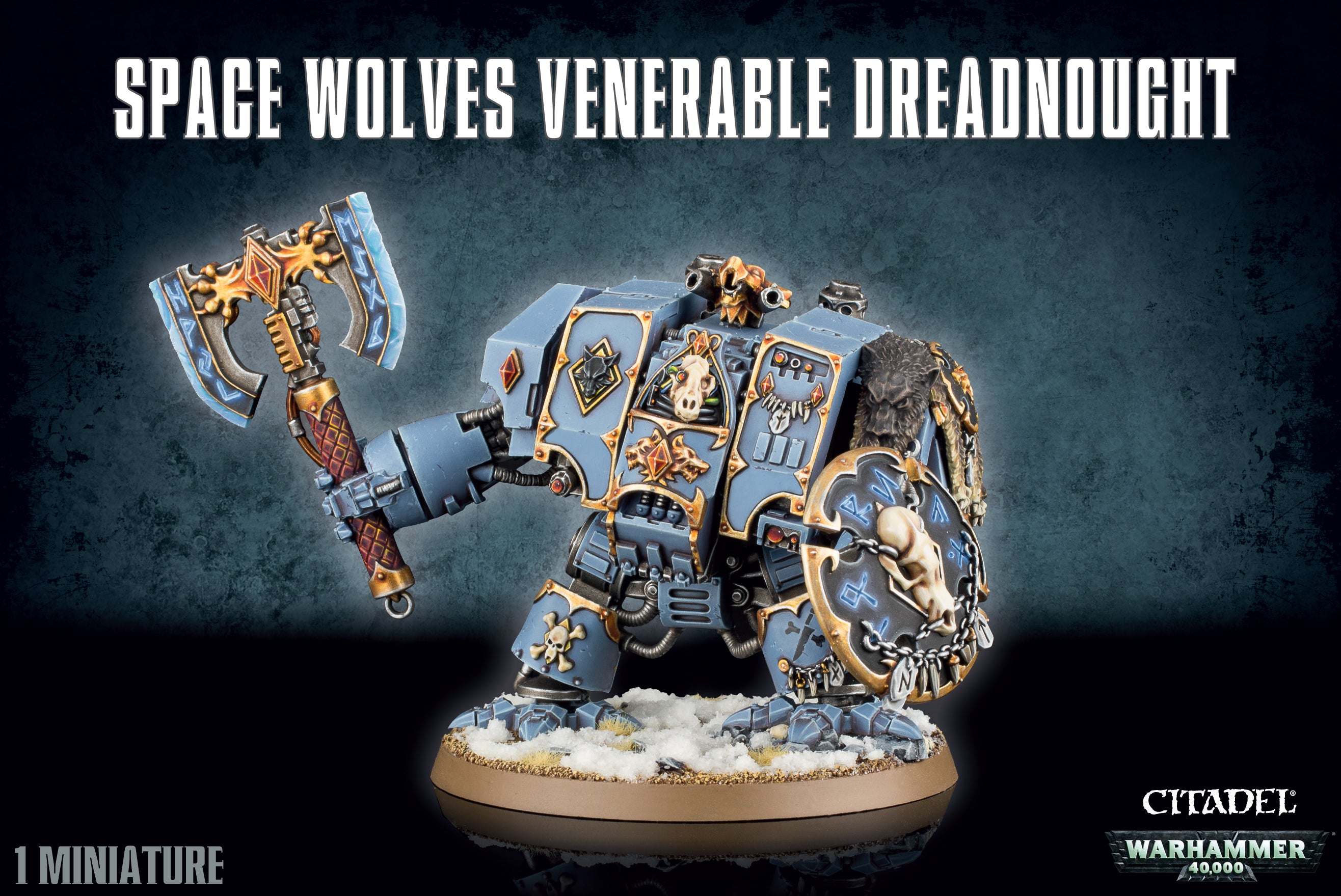 Warhammer 40K: Space Marines Space Wolves Venerable Dreadnought | Dragon's Lair Comics and Fantasy Houston TX