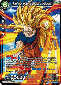 SS3 Son Goku, Calamity Conqueror (BT14-035) [Cross Spirits] | Dragon's Lair Comics and Fantasy Houston TX