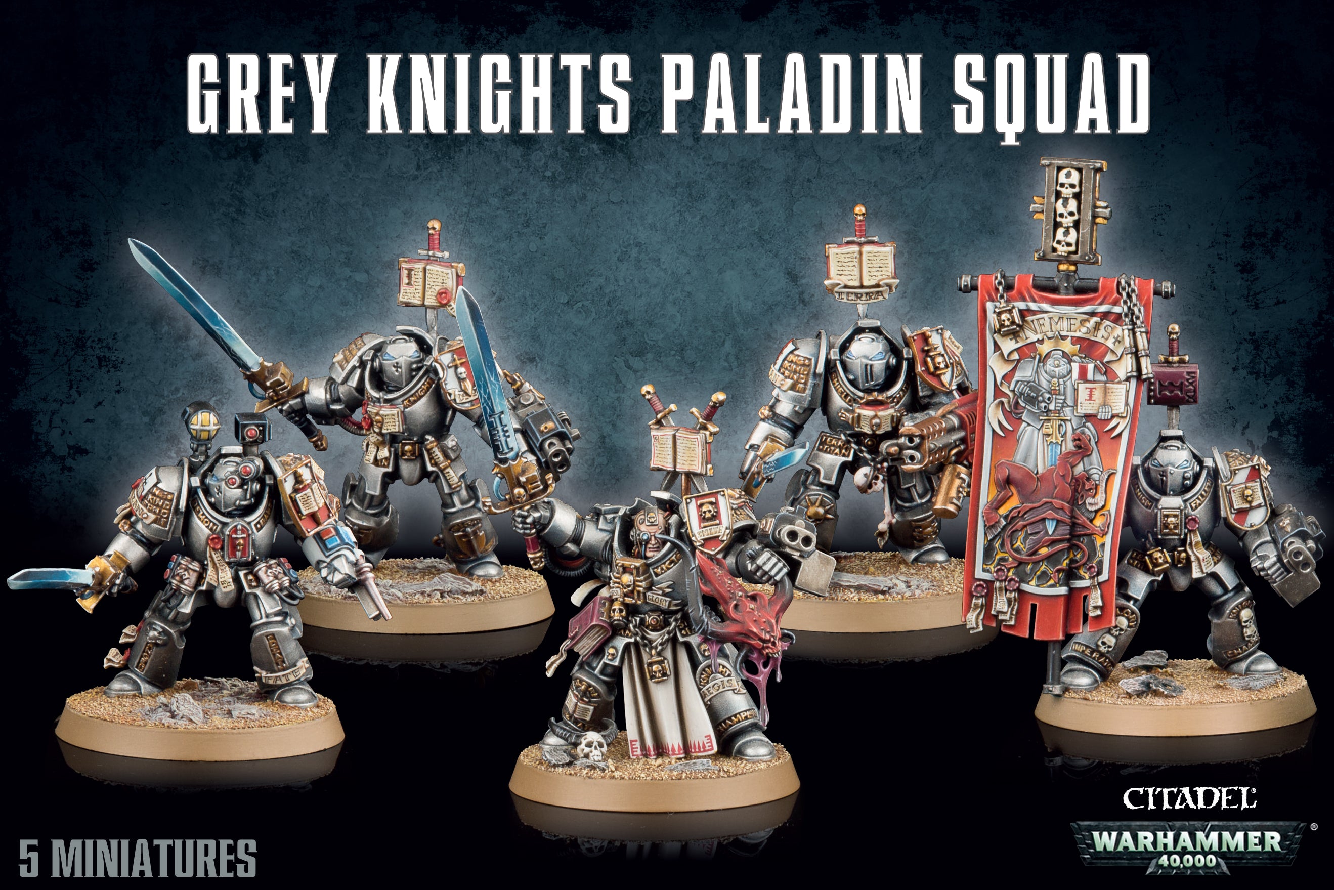 Warhammer 40K: Grey Knights Brotherhood Terminator Squad | Dragon's Lair Comics and Fantasy Houston TX