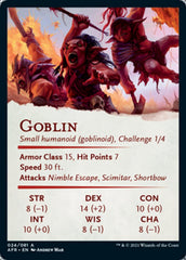 Goblin Art Card [Dungeons & Dragons: Adventures in the Forgotten Realms Art Series] | Dragon's Lair Comics and Fantasy Houston TX