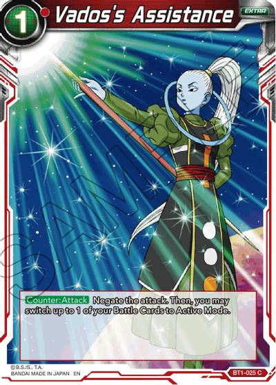 Vados's Assistance (Reprint) (BT1-025) [Battle Evolution Booster] | Dragon's Lair Comics and Fantasy Houston TX