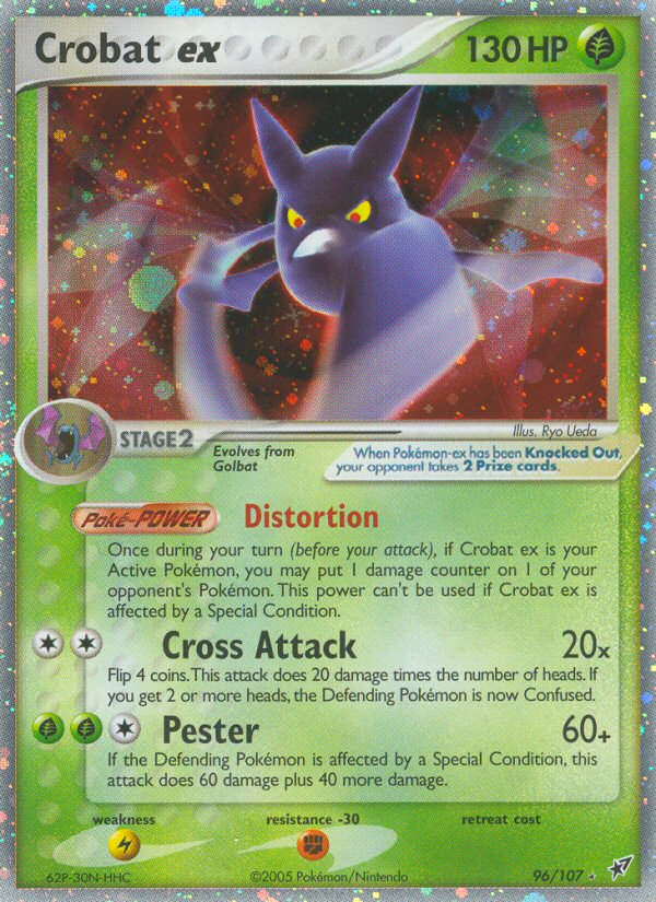 Crobat ex (96/107) [EX: Deoxys] | Dragon's Lair Comics and Fantasy Houston TX