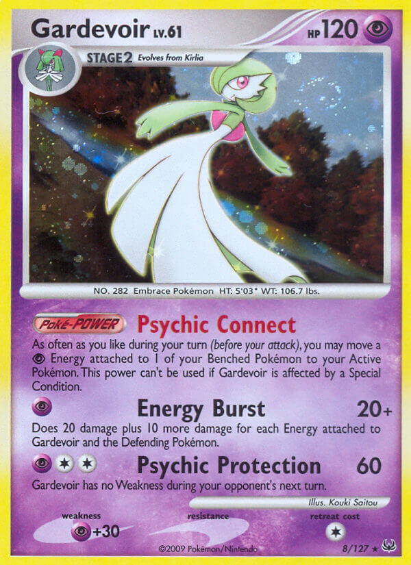 Gardevoir (8/127) (Theme Deck Exclusive) [Platinum: Base Set] | Dragon's Lair Comics and Fantasy Houston TX