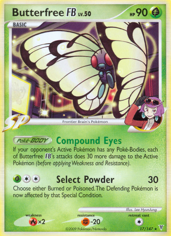 Butterfree FB (17/147) [Platinum: Supreme Victors] | Dragon's Lair Comics and Fantasy Houston TX