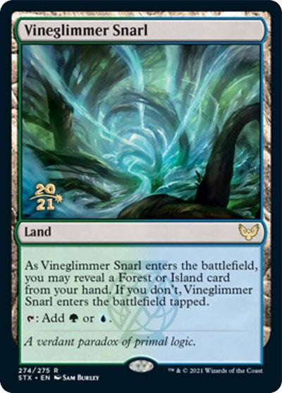 Vineglimmer Snarl [Strixhaven: School of Mages Prerelease Promos] | Dragon's Lair Comics and Fantasy Houston TX