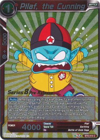 Pilaf, the Cunning (BT8-015_PR) [Malicious Machinations Prerelease Promos] | Dragon's Lair Comics and Fantasy Houston TX