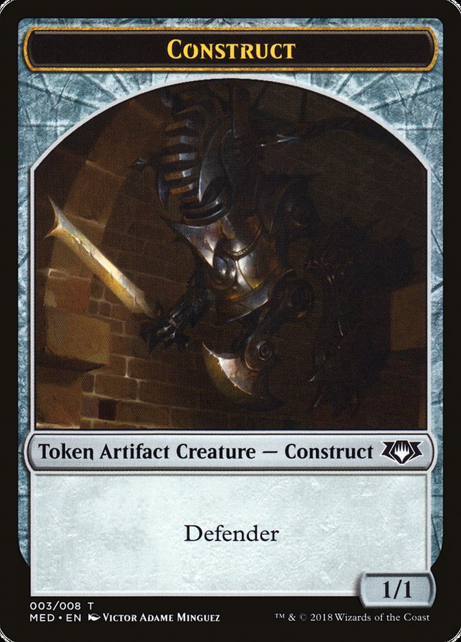 Construct Token (3) [Mythic Edition Tokens] | Dragon's Lair Comics and Fantasy Houston TX