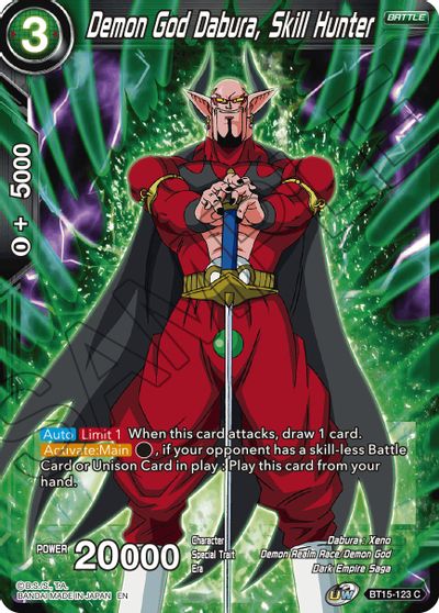 Demon God Dabura, Skill Hunter (BT15-123) [Saiyan Showdown] | Dragon's Lair Comics and Fantasy Houston TX