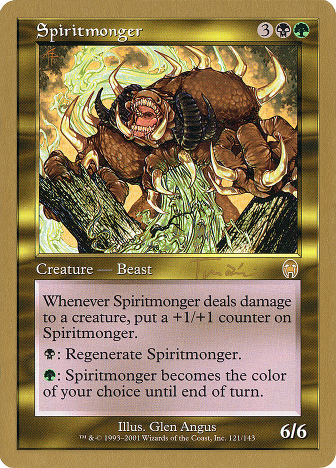 Spiritmonger (Jan Tomcani) [World Championship Decks 2001] | Dragon's Lair Comics and Fantasy Houston TX