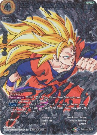 SS3 Tag Team Son Gohan (Vicious Rejuvenation Revival Pack) (DB1-102) [Promotion Cards] | Dragon's Lair Comics and Fantasy Houston TX