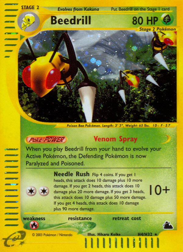 Beedrill (H4/H32) [Skyridge] | Dragon's Lair Comics and Fantasy Houston TX