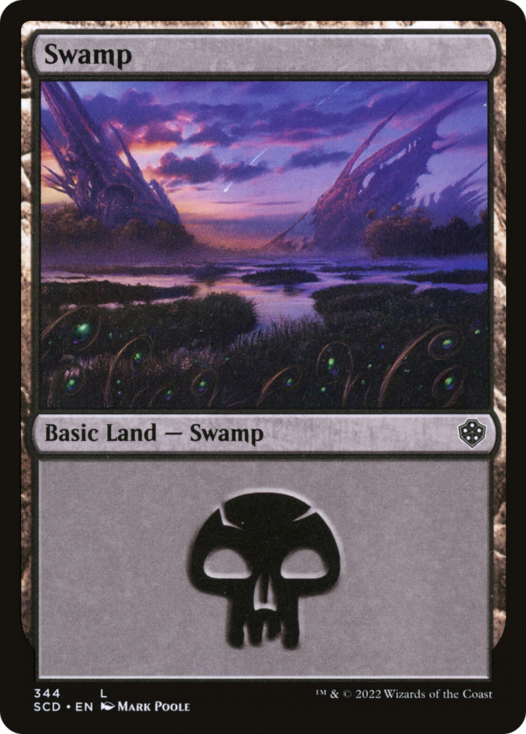 Swamp (344) [Starter Commander Decks] | Dragon's Lair Comics and Fantasy Houston TX