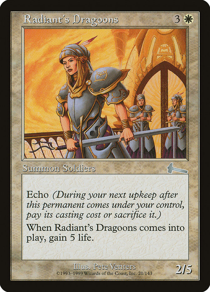 Radiant's Dragoons [Urza's Legacy] | Dragon's Lair Comics and Fantasy Houston TX