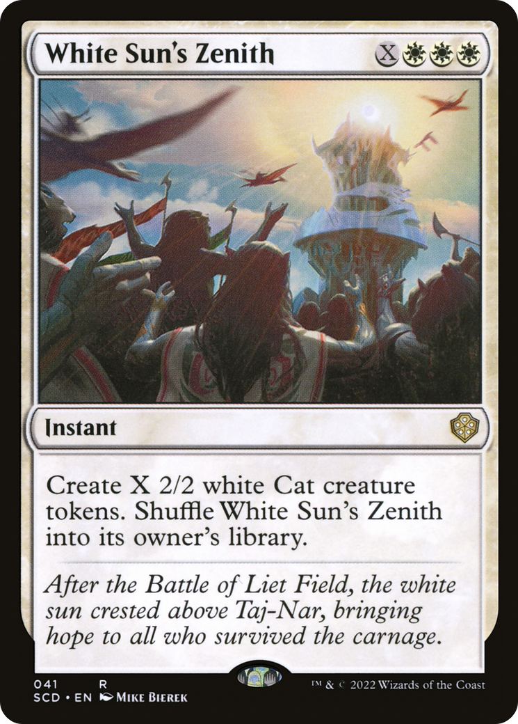 White Sun's Zenith [Starter Commander Decks] | Dragon's Lair Comics and Fantasy Houston TX