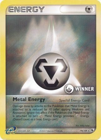 Metal Energy (94/109) (Winner) [EX: Ruby & Sapphire] | Dragon's Lair Comics and Fantasy Houston TX