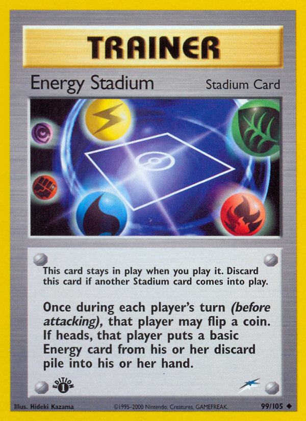 Energy Stadium (99/105) [Neo Destiny 1st Edition] | Dragon's Lair Comics and Fantasy Houston TX