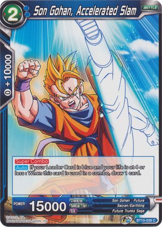 Son Gohan, Accelerated Slam (BT10-039) [Rise of the Unison Warrior 2nd Edition] | Dragon's Lair Comics and Fantasy Houston TX