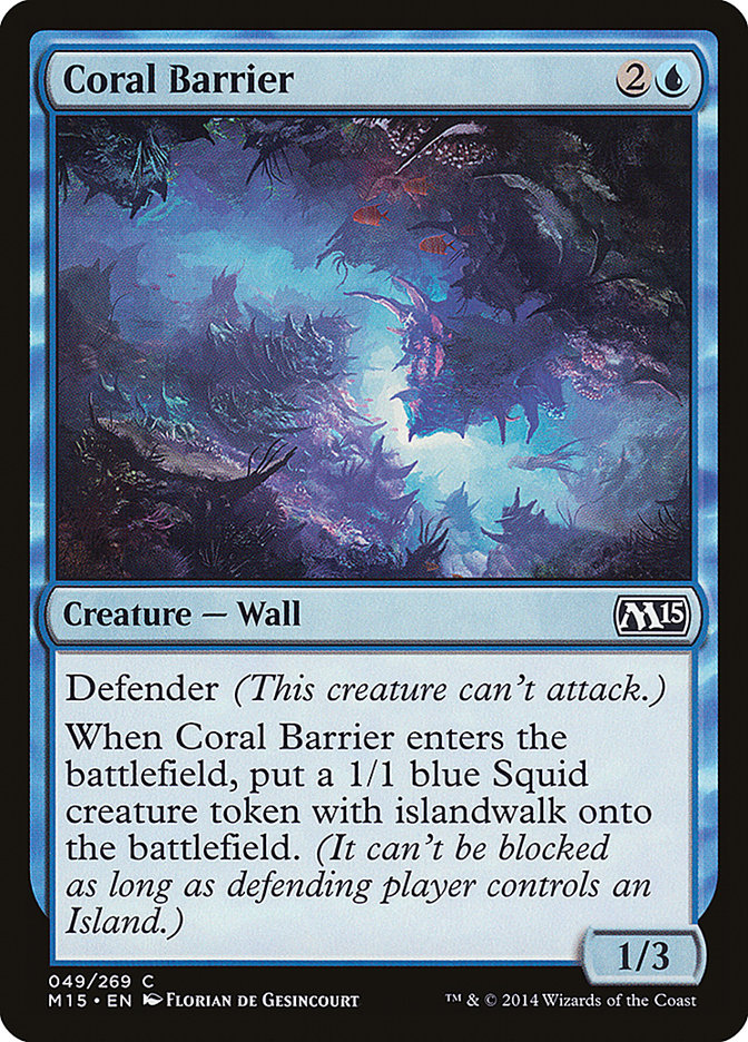 Coral Barrier [Magic 2015] | Dragon's Lair Comics and Fantasy Houston TX