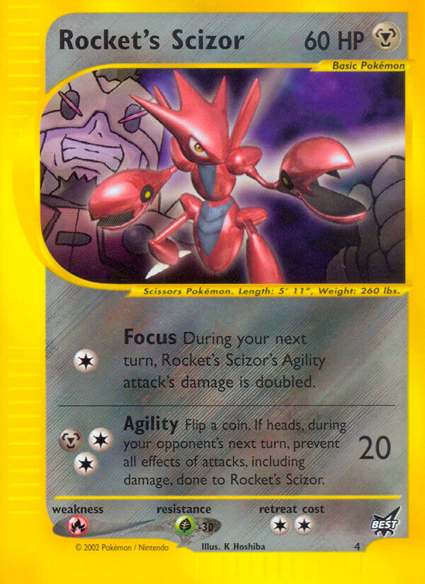 Rocket's Scizor (4) [Best of Promos] | Dragon's Lair Comics and Fantasy Houston TX