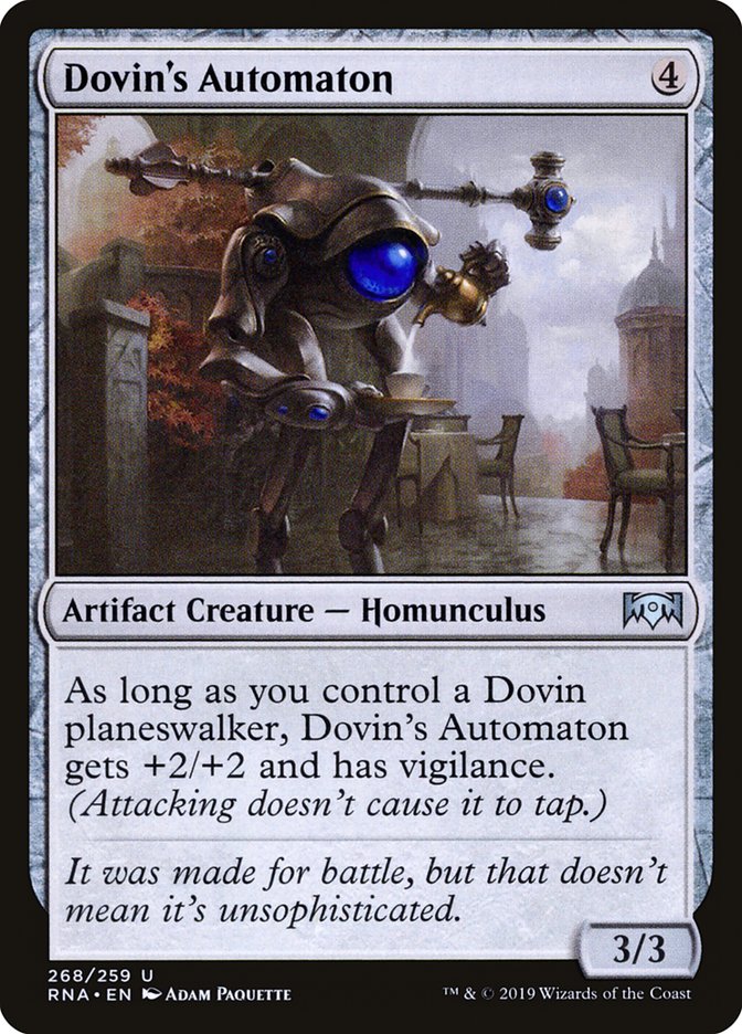 Dovin's Automaton [Ravnica Allegiance] | Dragon's Lair Comics and Fantasy Houston TX