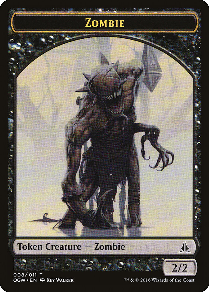 Zombie Token [Oath of the Gatewatch Tokens] | Dragon's Lair Comics and Fantasy Houston TX