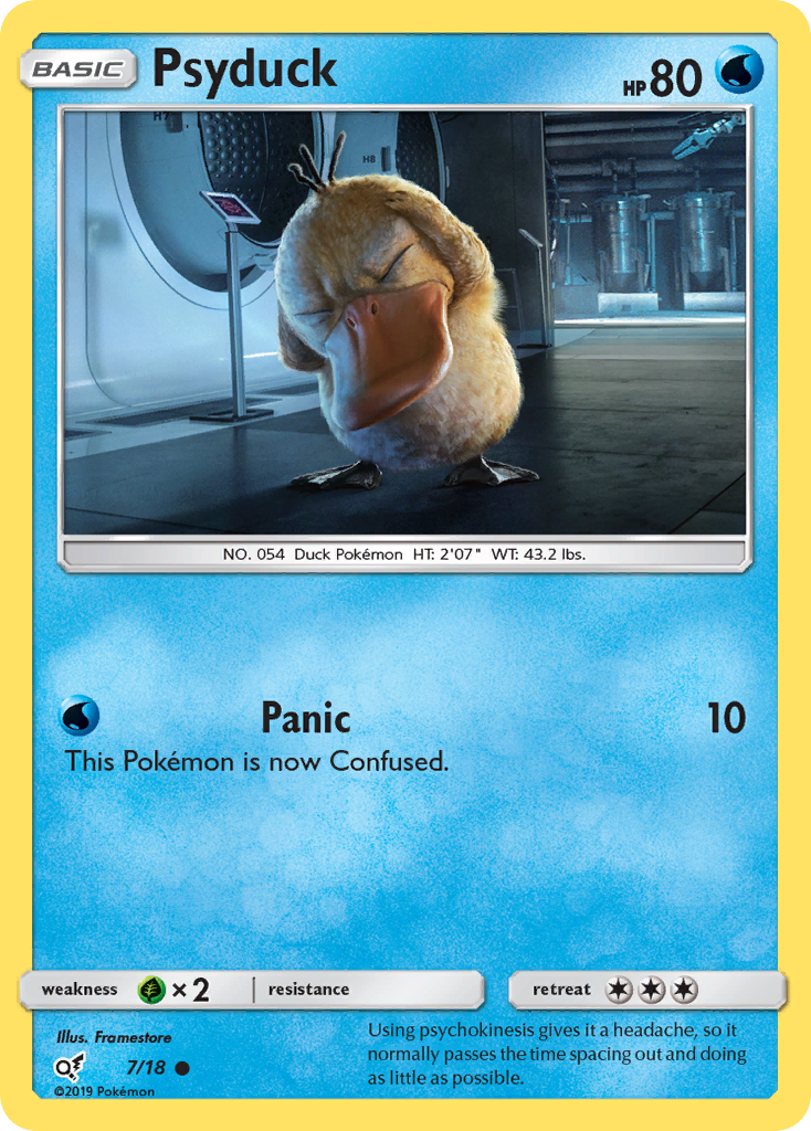 Psyduck (7/18) [Sun & Moon: Detective Pikachu] | Dragon's Lair Comics and Fantasy Houston TX