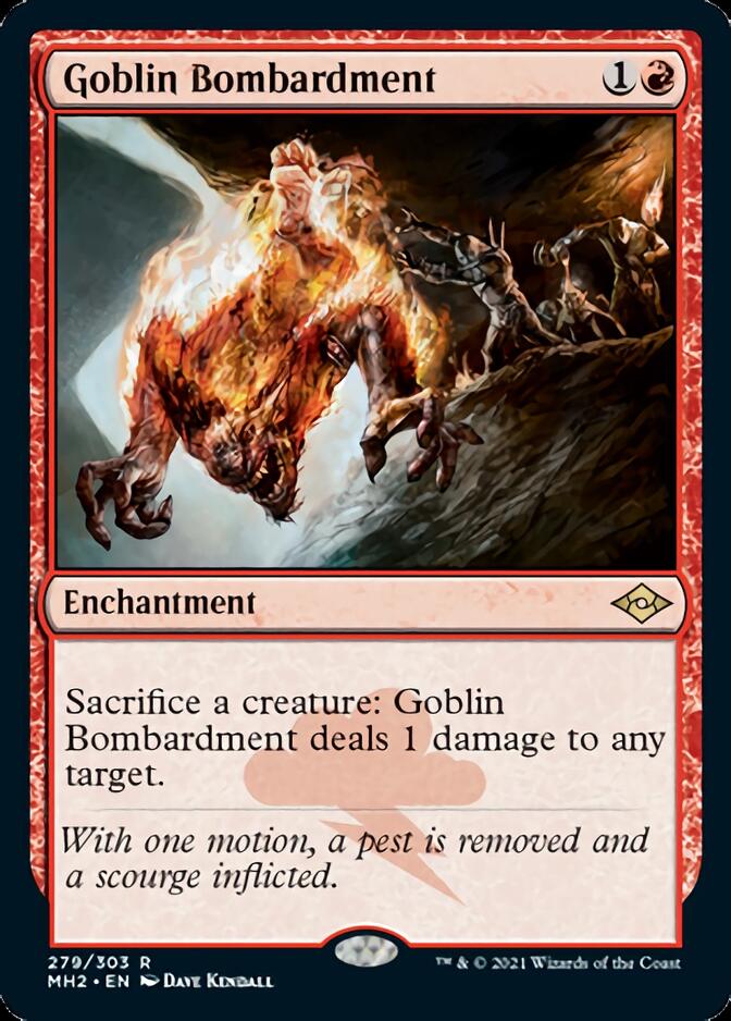 Goblin Bombardment (Foil Etched) [Modern Horizons 2] | Dragon's Lair Comics and Fantasy Houston TX