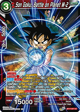 Son Goku, Battle on Planet M-2 (BT17-007) [Ultimate Squad] | Dragon's Lair Comics and Fantasy Houston TX