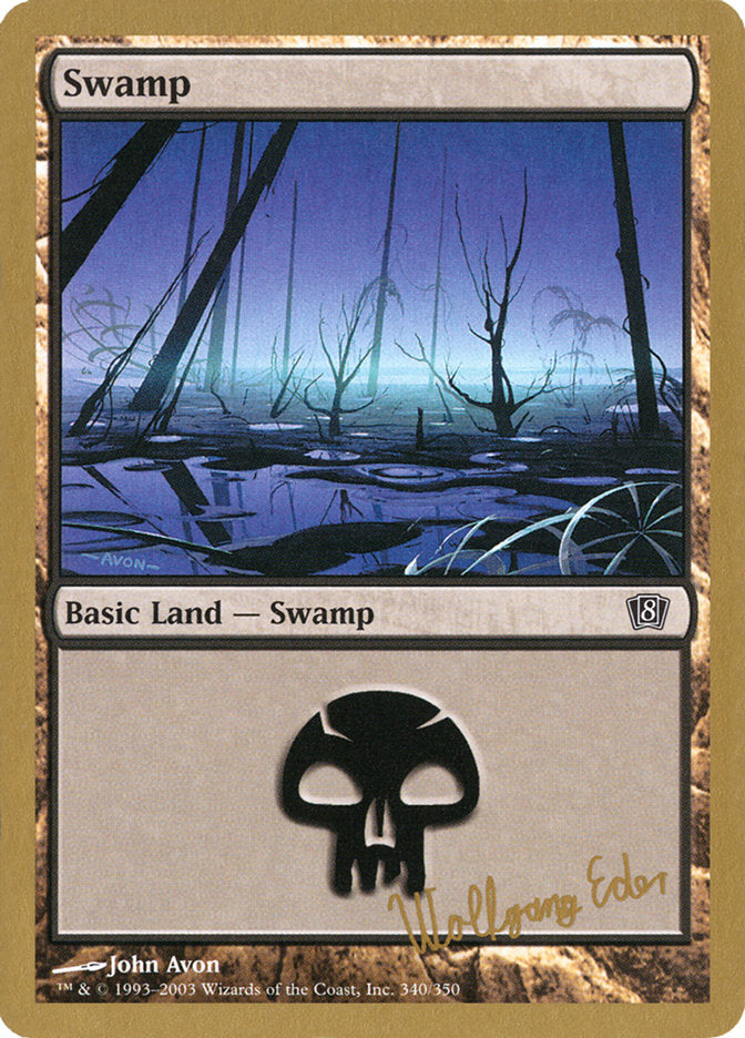 Swamp (we340) (Wolfgang Eder) [World Championship Decks 2003] | Dragon's Lair Comics and Fantasy Houston TX