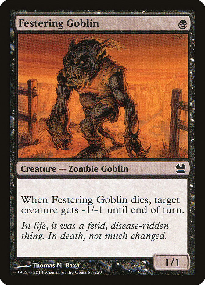 Festering Goblin [Modern Masters] | Dragon's Lair Comics and Fantasy Houston TX