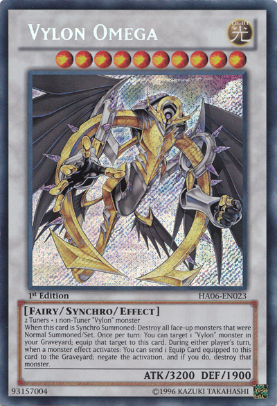 Vylon Omega [HA06-EN023] Secret Rare | Dragon's Lair Comics and Fantasy Houston TX