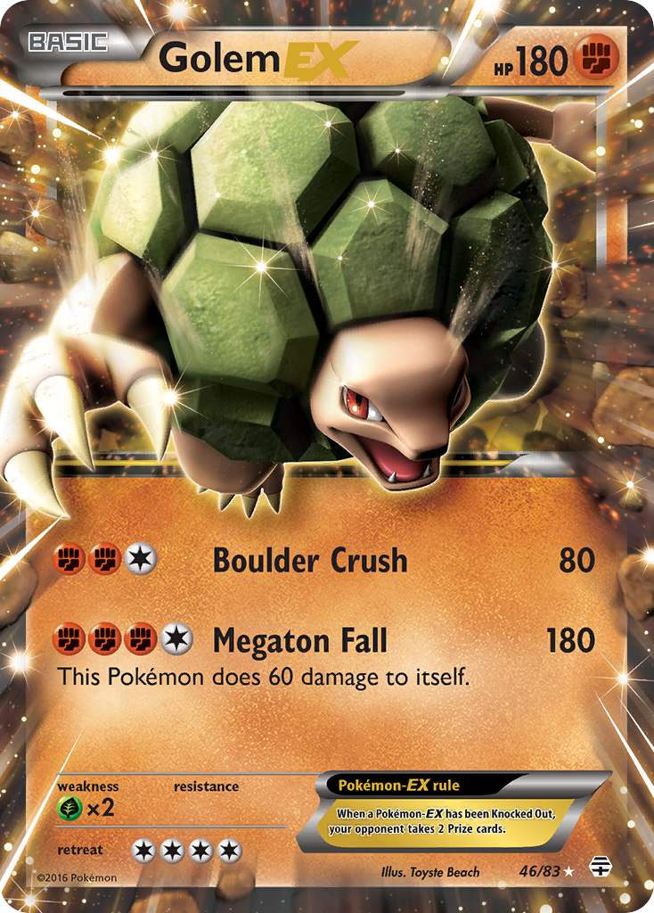 Golem EX (46/83) [XY: Generations] | Dragon's Lair Comics and Fantasy Houston TX