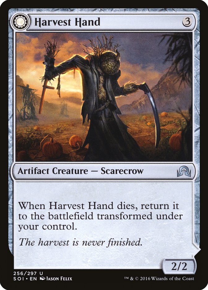 Harvest Hand // Scrounged Scythe [Shadows over Innistrad] | Dragon's Lair Comics and Fantasy Houston TX