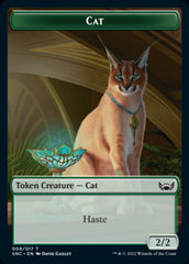 Cat // Angel Double-Sided Token [Streets of New Capenna Tokens] | Dragon's Lair Comics and Fantasy Houston TX