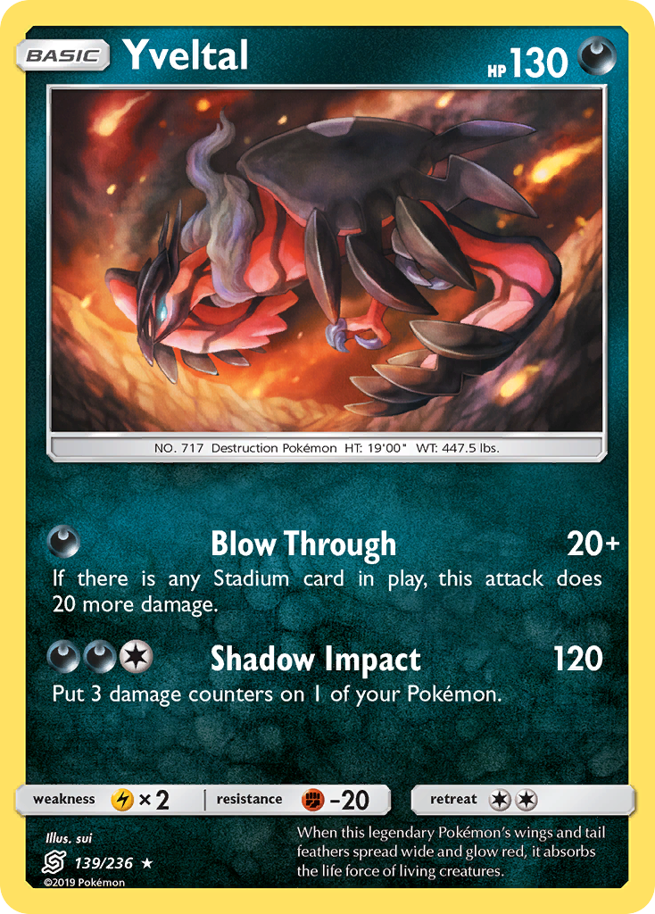 Yveltal (139/236) [Sun & Moon: Unified Minds] | Dragon's Lair Comics and Fantasy Houston TX