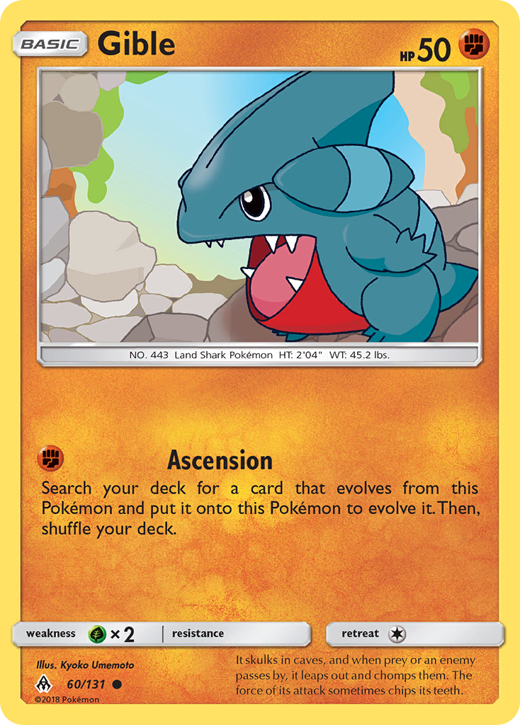 Gible (60/131) [Sun & Moon: Forbidden Light] | Dragon's Lair Comics and Fantasy Houston TX